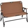 CAMPZ Aluminium Folding Chair Double brown/black -Camp Chairs Sales Store campz aluminium folding chair double brown 1