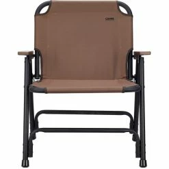 CAMPZ Aluminium Folding Chair Single brown/black -Camp Chairs Sales Store campz aluminium folding chair single brown 3