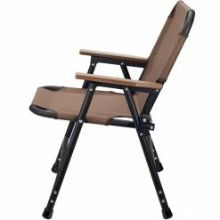 CAMPZ Aluminium Folding Chair Single brown/black -Camp Chairs Sales Store campz aluminium folding chair single brown 4