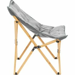CAMPZ Bamboo Folding Chair Set with Cover grey/brown -Camp Chairs Sales Store campz bamboo folding chair set with cover grey brown 3