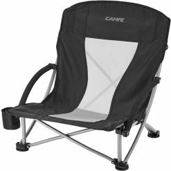 Camp Chairs Sales Store 27 CAMPZ Beach Chair Low black/grey