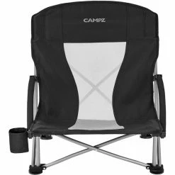 Camp Chairs Sales Store -Camp Chairs Sales Store campz beach chair low black grey 2