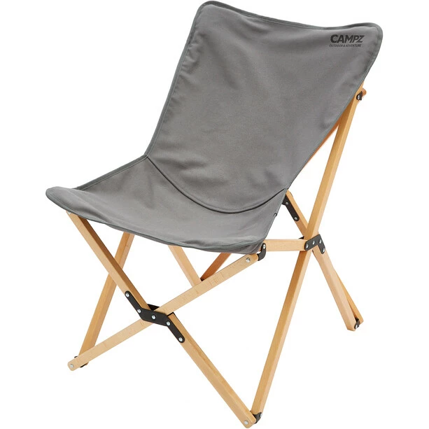 CAMPZ Beech Wood Folding Chair grey/brown 3 CAMPZ Beech Wood Folding Chair grey/brown