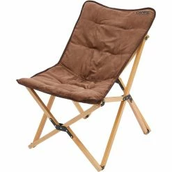 CAMPZ Beech Wood Folding Chair Set with Cover brown/brown