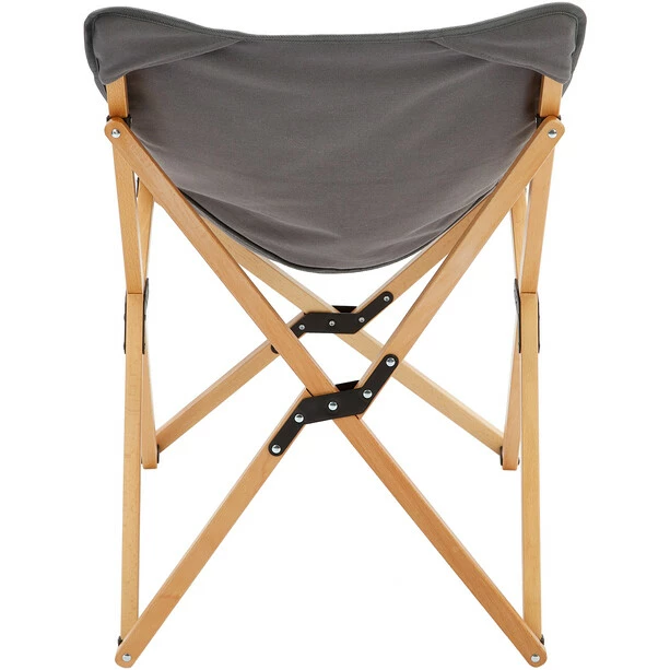 CAMPZ Beech Wood Folding Chair Set with Cover and Footrest grey/brown 7 CAMPZ Beech Wood Folding Chair Set with Cover and Footrest grey/brown - Image 5