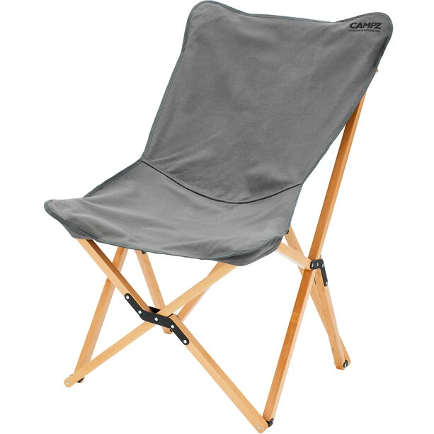 CAMPZ Beech Wood Folding Chair XL grey/brown 3 CAMPZ Beech Wood Folding Chair XL grey/brown