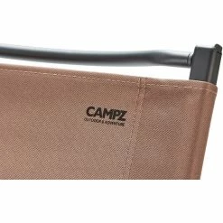 CAMPZ Comfort Aluminium Folding Chair L brown/black -Camp Chairs Sales Store campz comfort aluminium faltstuhl l braun 6