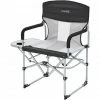 CAMPZ Compact Director's Chair black/grey -Camp Chairs Sales Store campz compact directors chair black grey 1