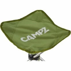 CAMPZ 4 Legs Folding Stool olive/grey -Camp Chairs Sales Store campz falthocker 4 bein olive 3