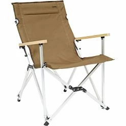 CAMPZ Aluminium Folding Chair brown/grey