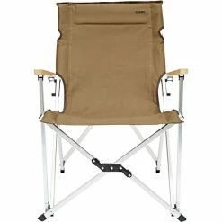 CAMPZ Aluminium Folding Chair brown/grey -Camp Chairs Sales Store campz faltstuhl aluminium braun 3