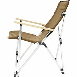 CAMPZ Aluminium Folding Chair brown/grey -Camp Chairs Sales Store campz faltstuhl aluminium braun 5