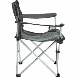 CAMPZ Aluminium Folding Chair black/grey -Camp Chairs Sales Store campz faltstuhl aluminium schwarz 3