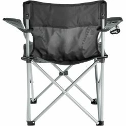 CAMPZ Aluminium Folding Chair black/grey -Camp Chairs Sales Store campz faltstuhl aluminium schwarz 4