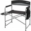 CAMPZ Folding Chair with Side Table black/grey -Camp Chairs Sales Store campz faltstuhl mit seitentisch schwarz grau 1