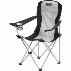 CAMPZ Folding Chair black/grey