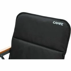 CAMPZ Folding Chair Set with Cover black/brown -Camp Chairs Sales Store campz folding chair with beech wood armrests black brown 6