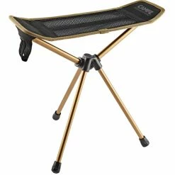 CAMPZ Aluminium Folding Stool Square black/gold