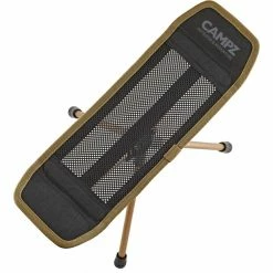 CAMPZ Aluminium Folding Stool Square black/gold -Camp Chairs Sales Store campz folding stool aluminium black gold 3