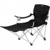 CAMPZ Lounger Folding Chair with Detachable Footrest black/grey -Camp Chairs Sales Store campz lounger folding chair with detachable footrest black 1