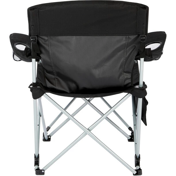 CAMPZ Lounger Folding Chair with Detachable Footrest black/grey 6 CAMPZ Lounger Folding Chair with Detachable Footrest black/grey - Image 4