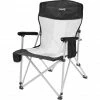 CAMPZ Mesh Folding Chair black/grey -Camp Chairs Sales Store campz mesh faltstuhl schwarz grau 1