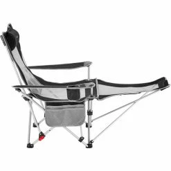 CAMPZ Mesh Lounger Folding Chair with Detachable Footrest black/grey 10 CAMPZ Mesh Lounger Folding Chair with Detachable Footrest black/grey -Camp Chairs Sales Store campz mesh lounger folding chair with detachable footrest black grey 3