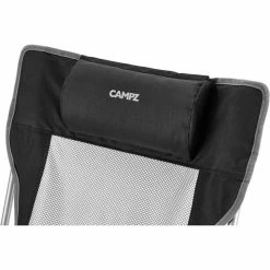 CAMPZ Mesh Lounger Folding Chair with Detachable Footrest black/grey 12 CAMPZ Mesh Lounger Folding Chair with Detachable Footrest black/grey -Camp Chairs Sales Store campz mesh lounger folding chair with detachable footrest black grey 5