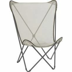Lafuma Mobilier Maxi Pop Up Folding Chair with Cannage Phifertex seigle